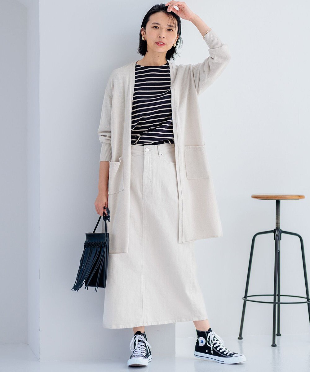 23区 L 【Oggi4月号掲載/洗える】23区DENIM ストレッチ デニムスカート 