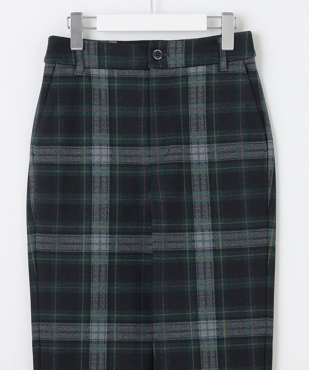 23区GOLF 【WOMEN】チェック柄裏起毛パンツ 