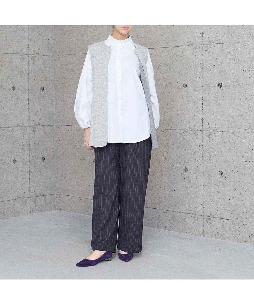 MODE ET JACOMO <MODE ET JACOMO>コンビファー付きフラットパンプス 