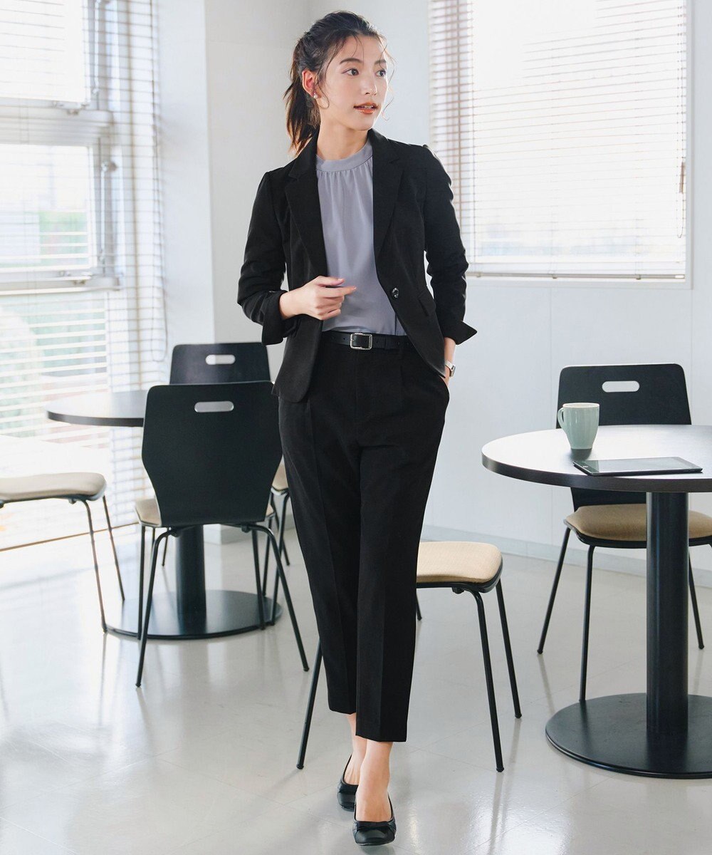 Tiaclasse L 【ダブルクロス・洗える】テーラードジャケット 