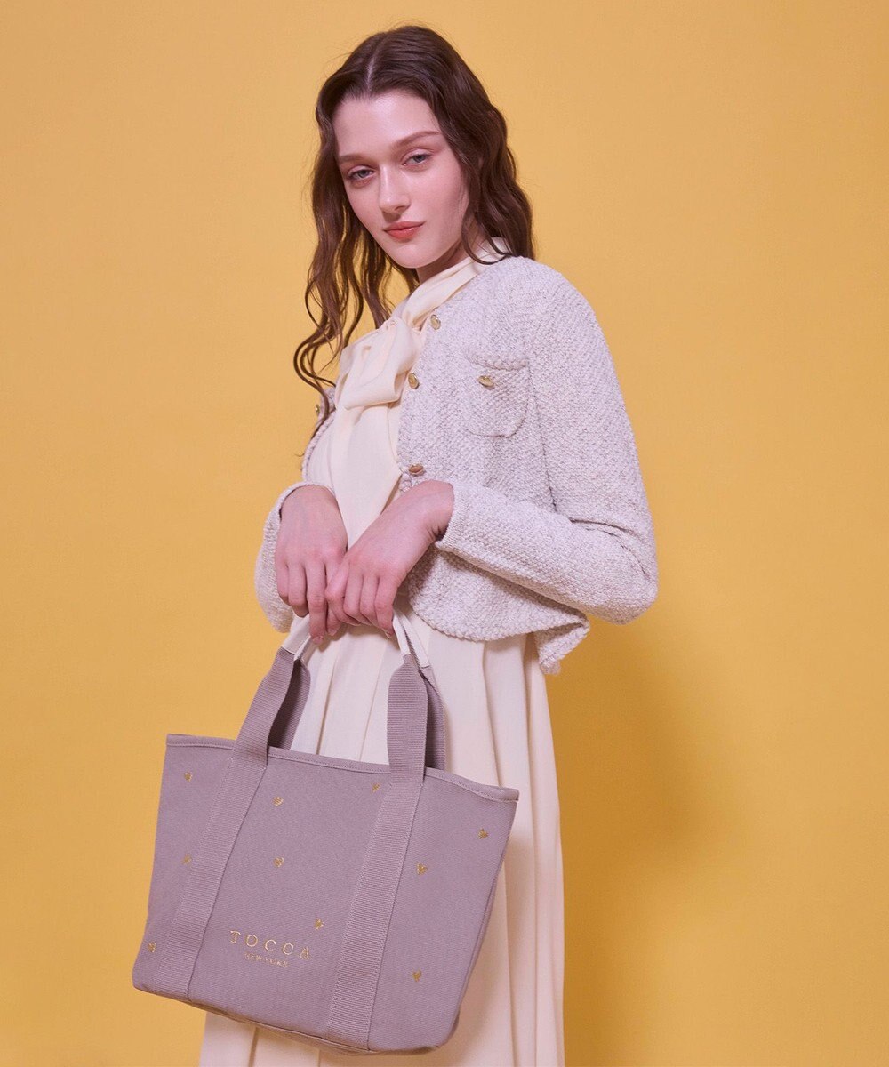 TOCCA 【大人百花コラボカラー有・WEB＆一部店舗限定】LUCKY SHOWER CANVASTOTE キャンバス トートバッグ 