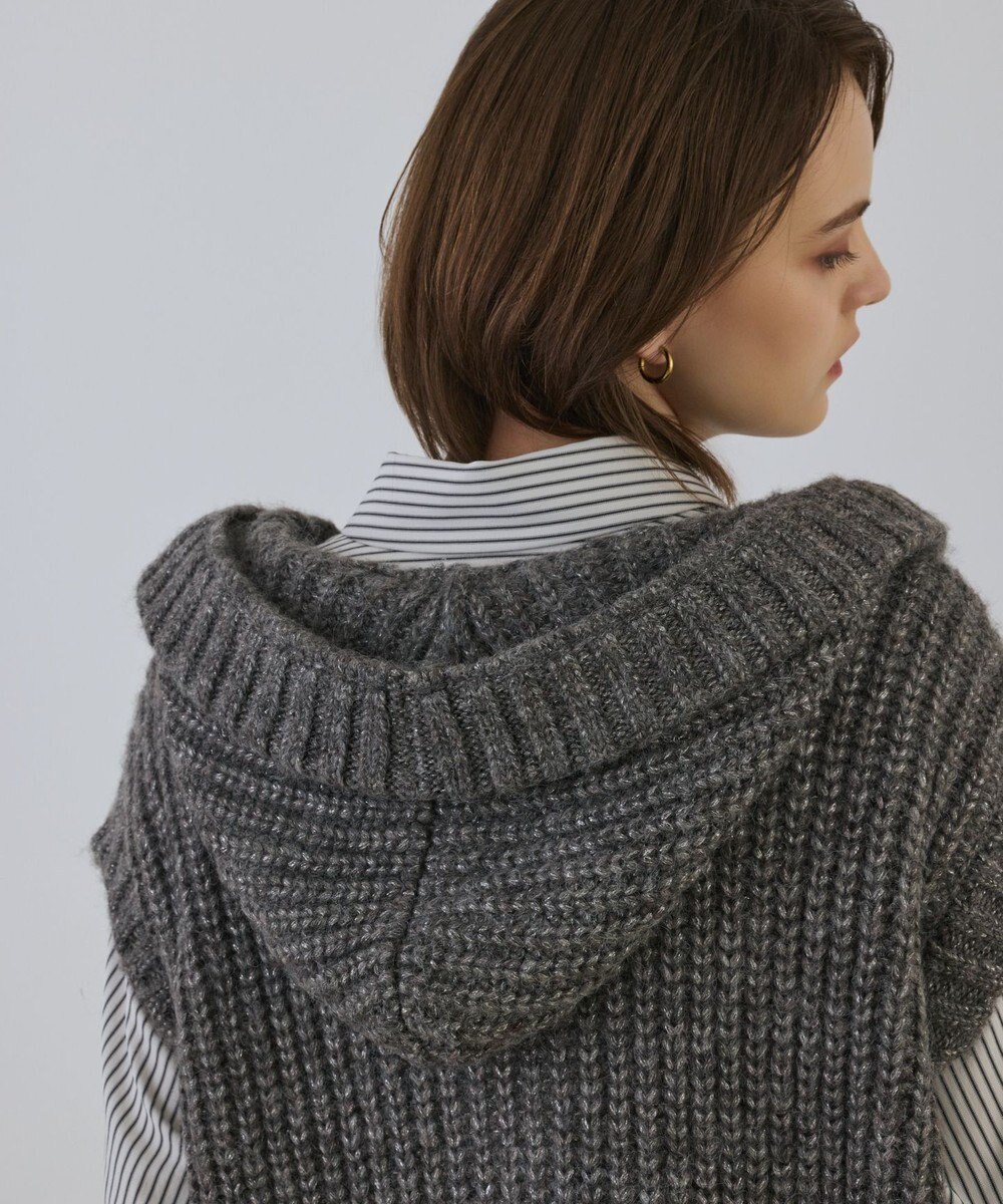 GRACE CONTINENTAL ラメニットベスト 