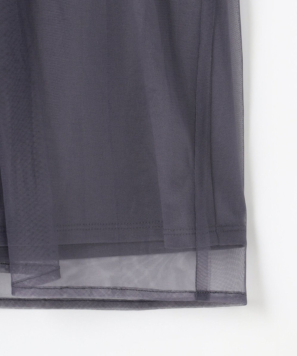 組曲 【先行予約】コットンポンチ チュールレイヤード カットソー 