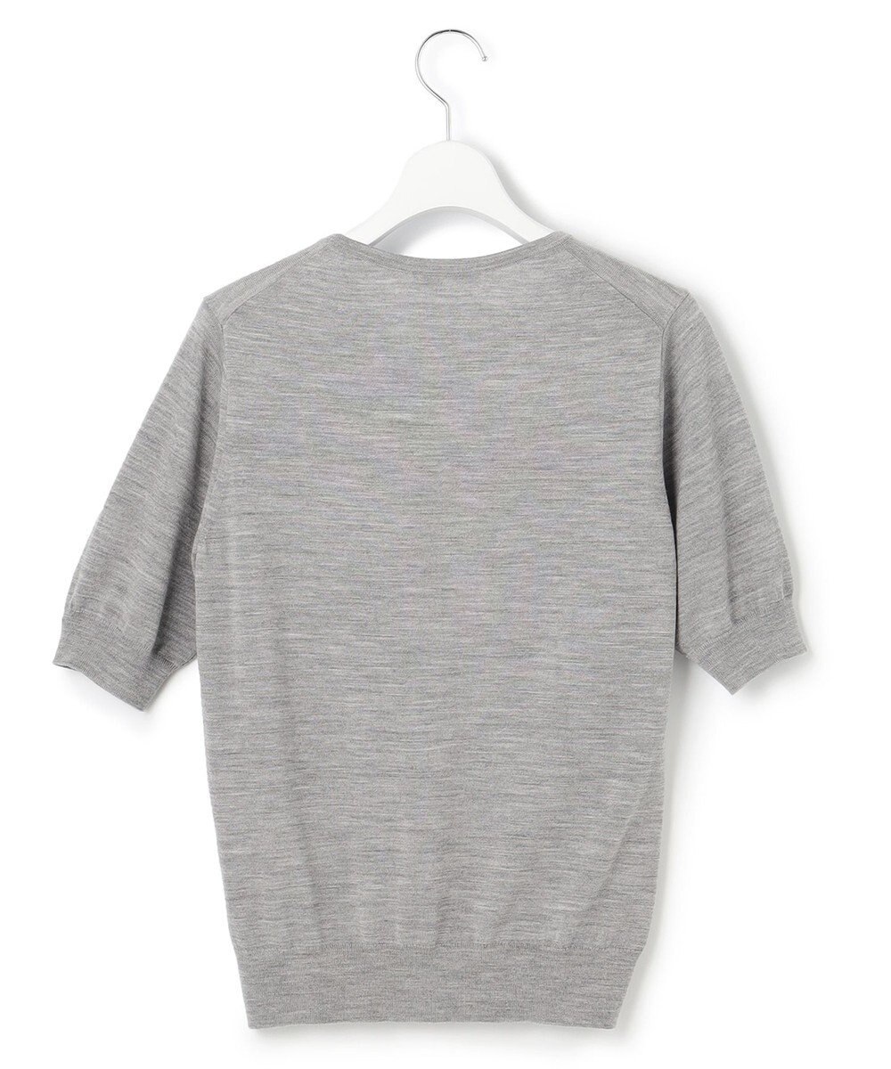 23区 【アンサンブル対応】サステナブルウール 半袖 ニット 