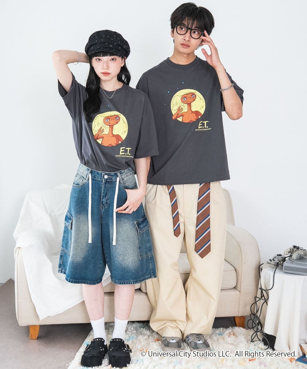 WEGO 【ミニオン / E.T. / バック・トゥ・ザ・フューチャー / デロリアン/ユニセックス着用ITEM/SMLサイズ展開】キャラクターズグラフィックT3（SS） 