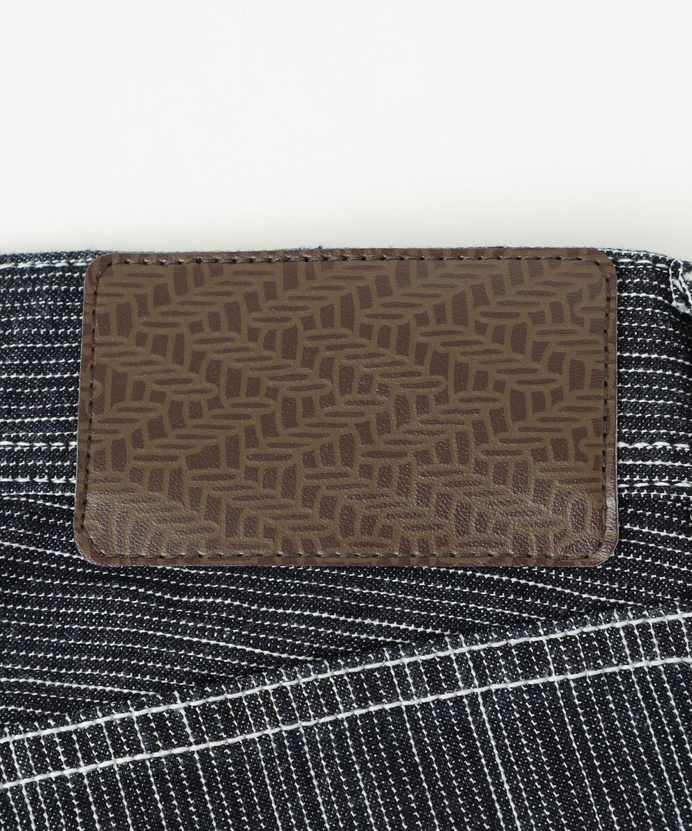 JOSEPH ABBOUD 【サスティナブル】ランダムストライプストレッチデニム 