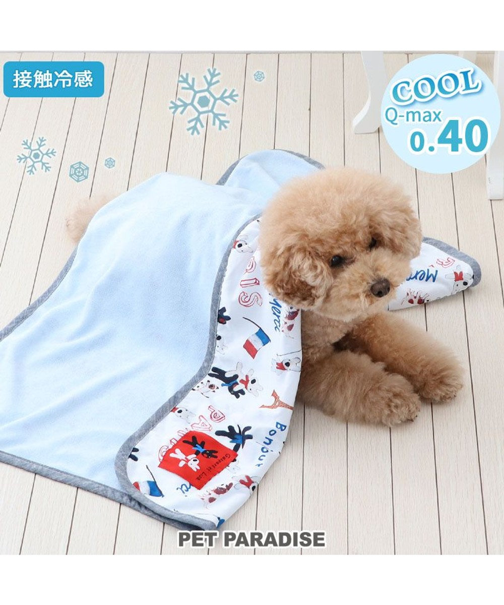 PET PARADISE リサとガスパール クール ブランケット 《パリ柄》 小型犬 パリ柄