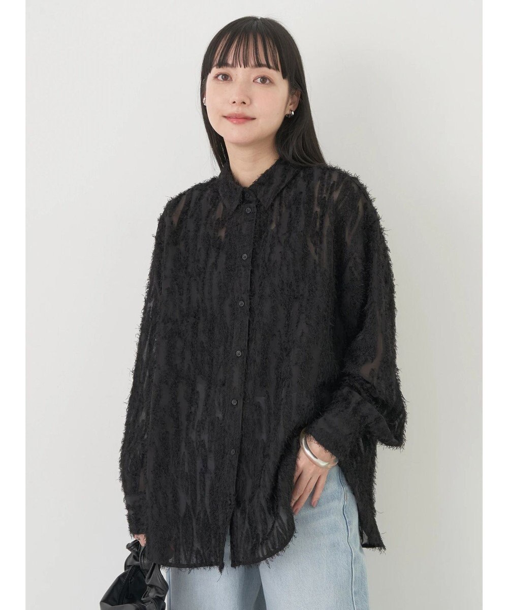 earth music&ecology ジャガードシャツ 