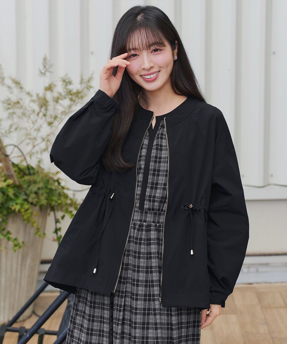 Tiaclasse メモリーノーカラードロストブルゾン 