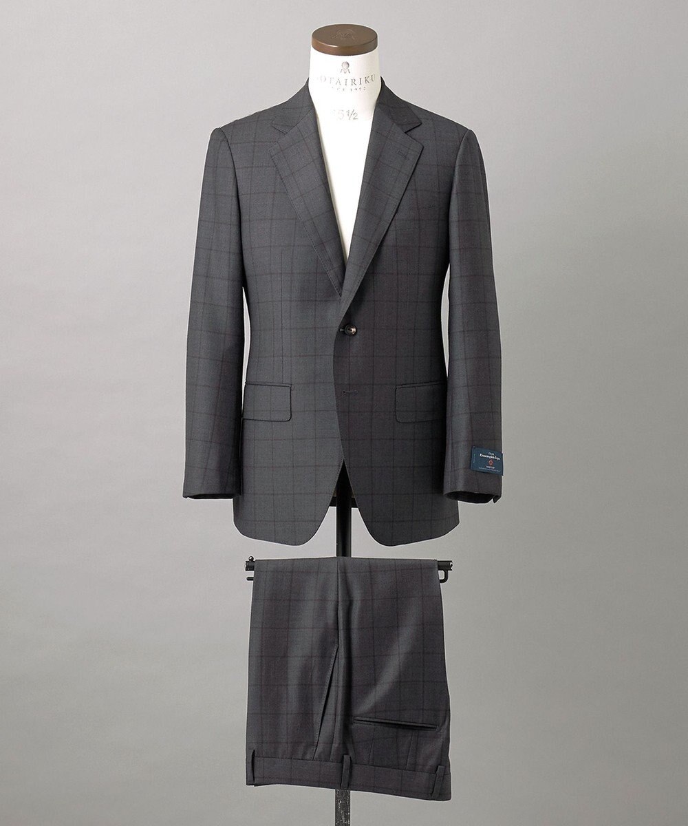 GOTAIRIKU 【ZEGNA/ゼニア】TROFEO/トロフェオ スーツ（グレー×格子） 