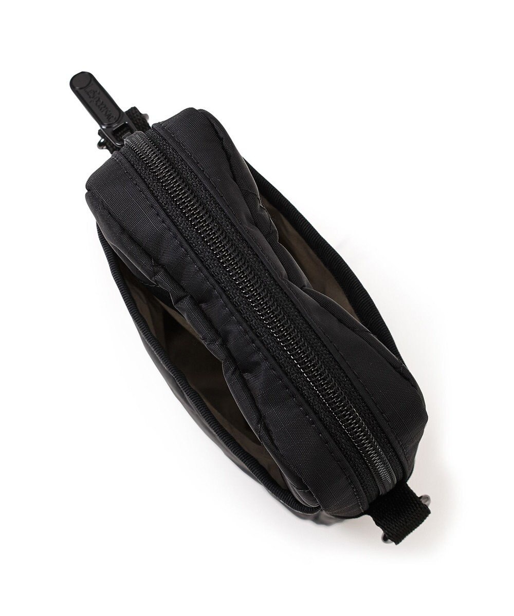 LeSportsac CHAIN MINI PHONE CRSBDY/オニキスチェーンキルト 