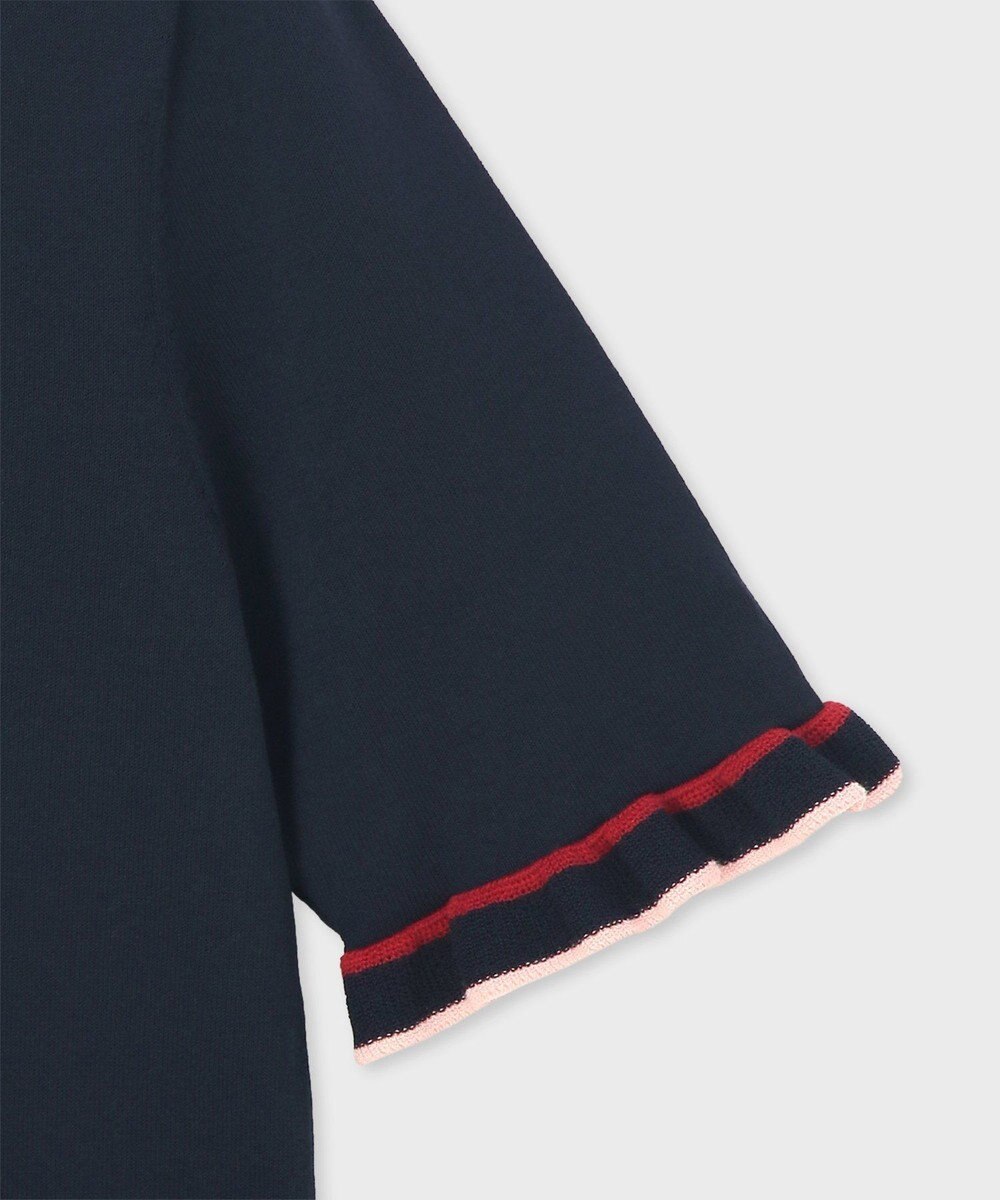 Paul Smith 【洗える】フレアスリーブ 半袖ニット 