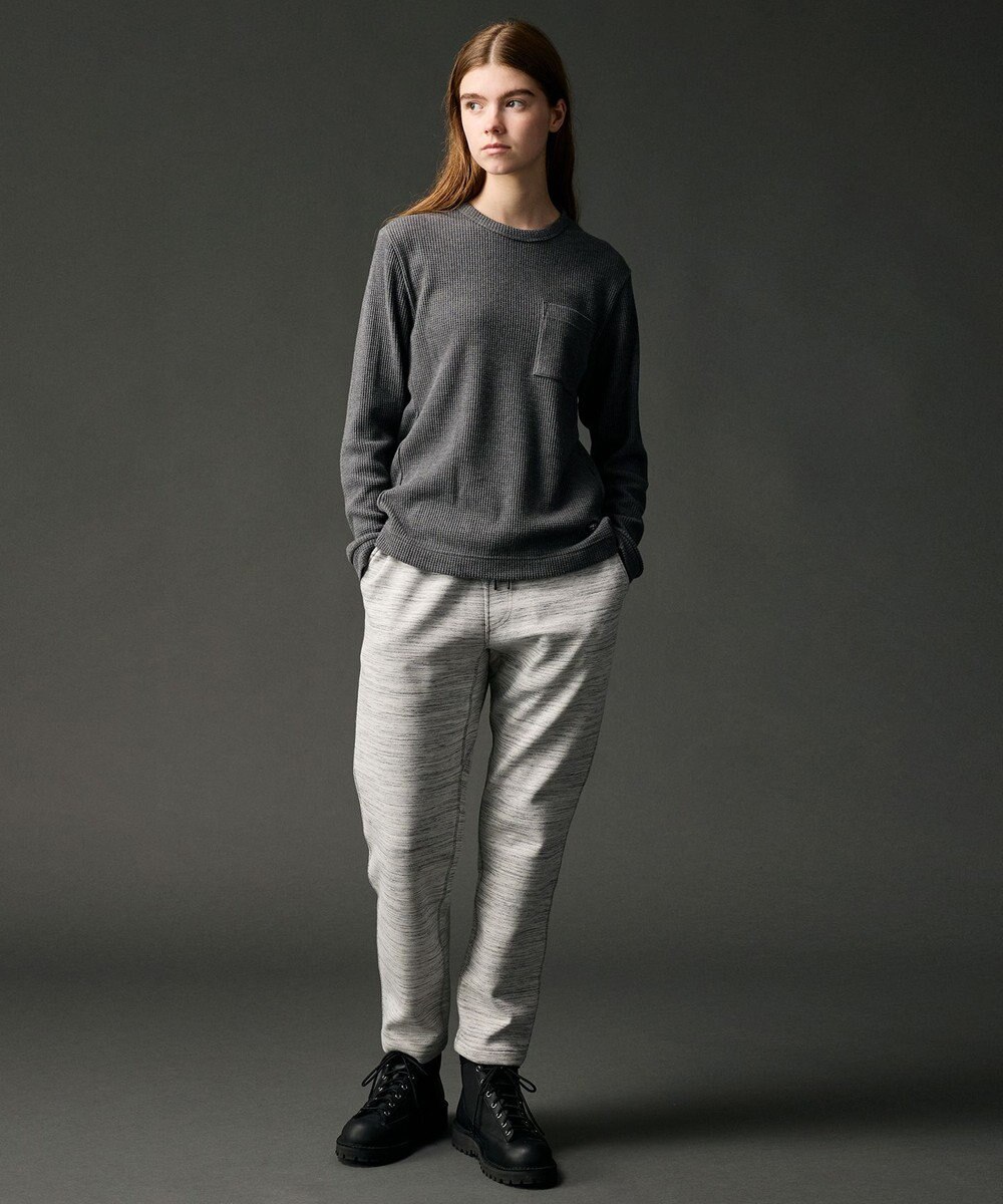 JOSEPH ABBOUD MOUNTAIN 【日本製/ソフト】ソフトウォームワッフル 長袖Tシャツ 