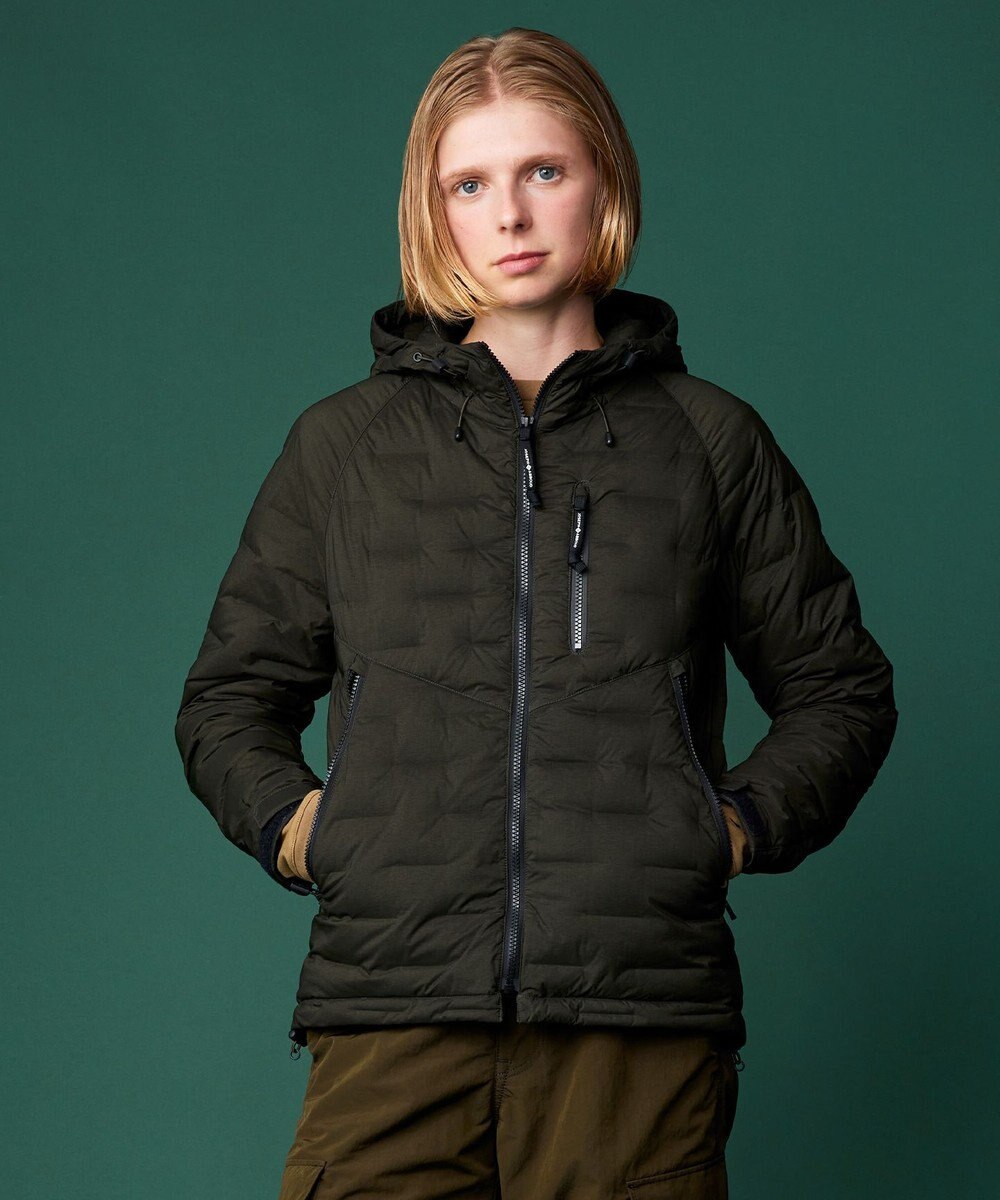 JOSEPH ABBOUD MOUNTAIN 【ストレッチ/撥水/軽量/パッカブル/ライナードッキング対応】2WAYストレッチ ダウン パーカー 