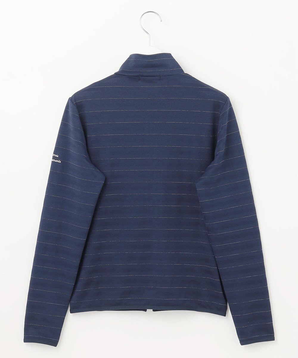 23区GOLF 【WOMEN】便利なUV羽織！【吸水速乾/UVカット】ラメボーダージャージ 