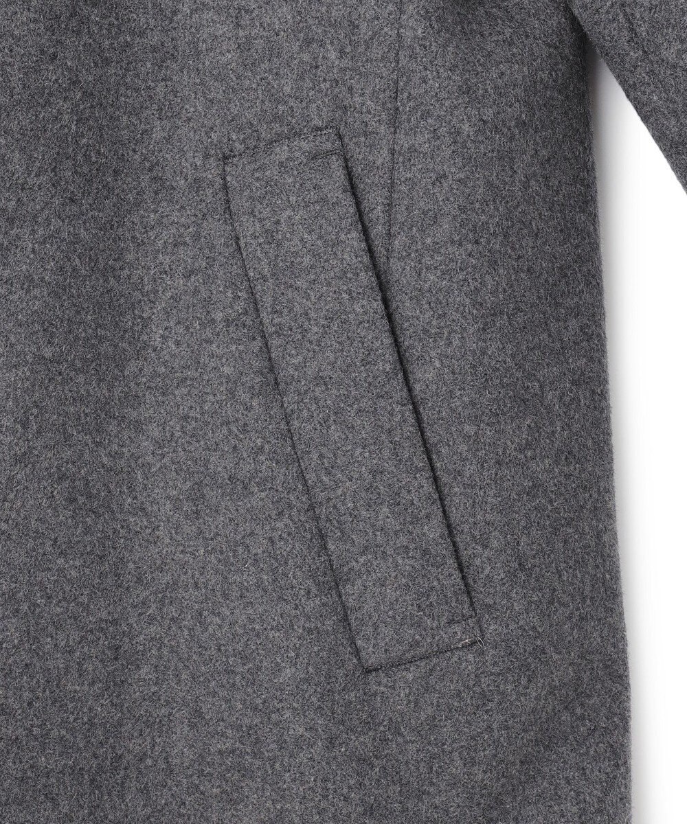 JOSEPH HOMME 【新素材】ライトウールシャギー　スタンドカラーシングルブレストコート 