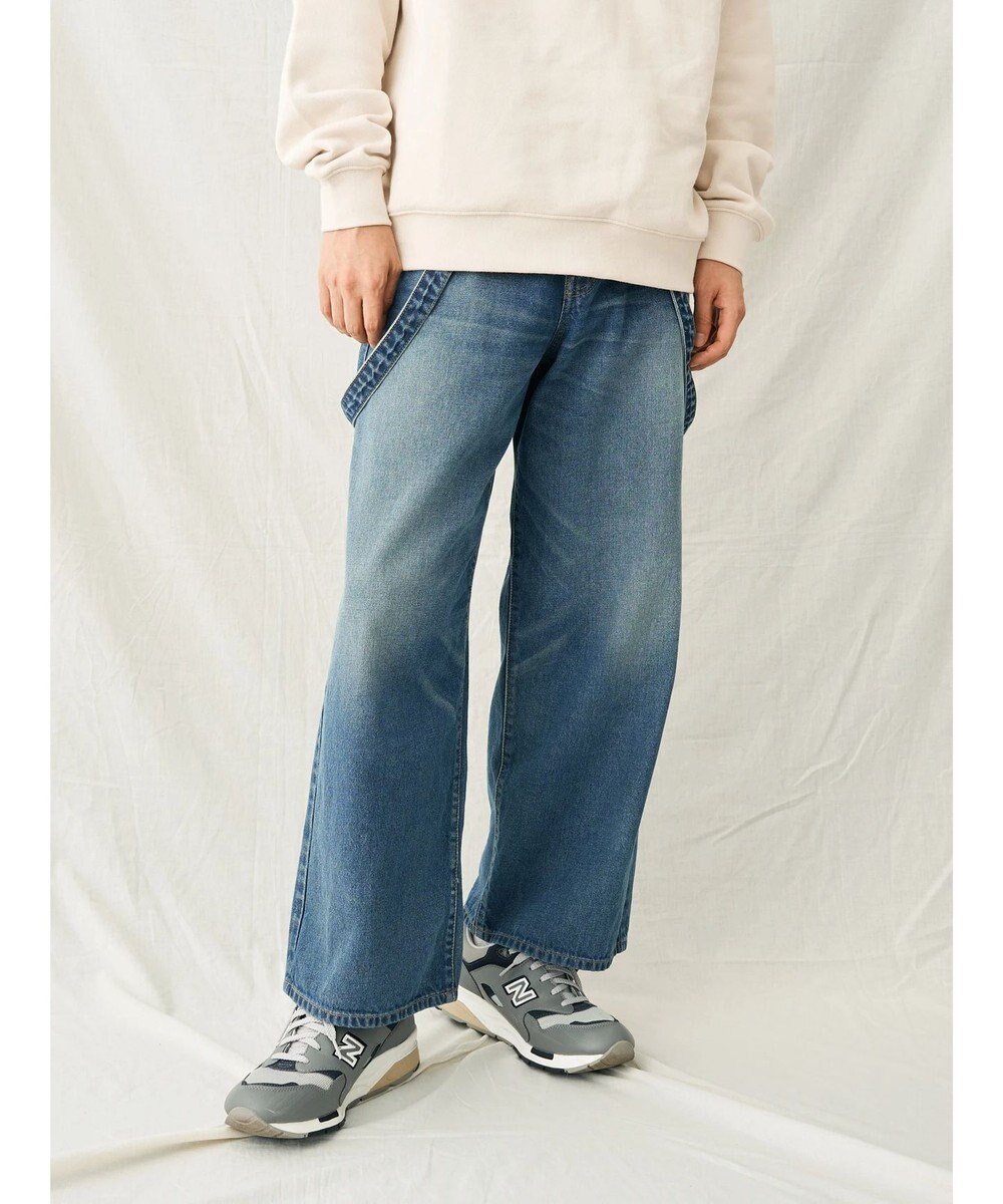 CRAFT STANDARD BOUTIQUE 【２ｗａｙ】デニムサロペットパンツ 