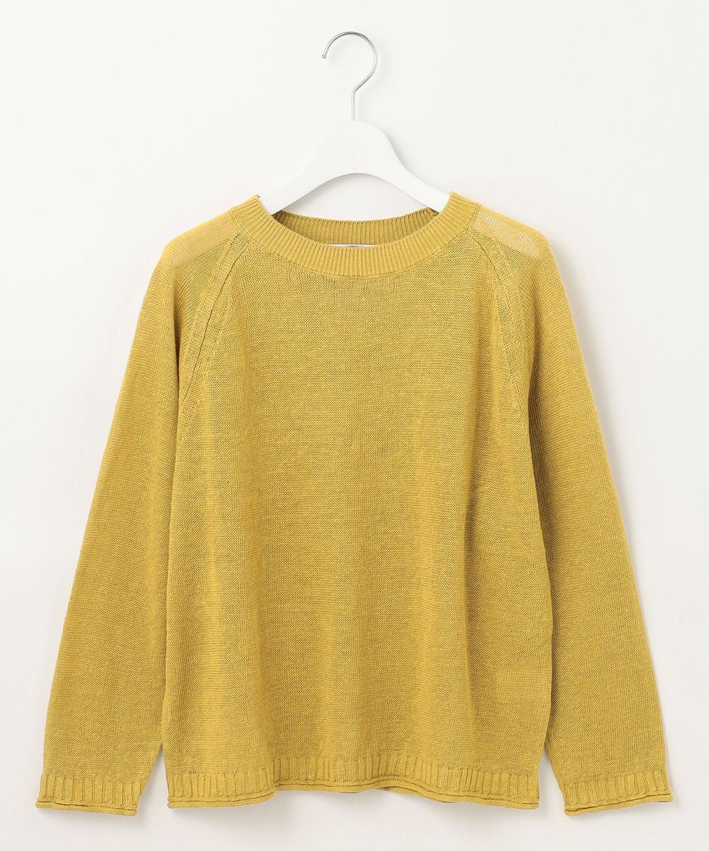 J.PRESS LADIES 【洗える・吸水速乾】MERCERIZED CORD LINEN ニット 