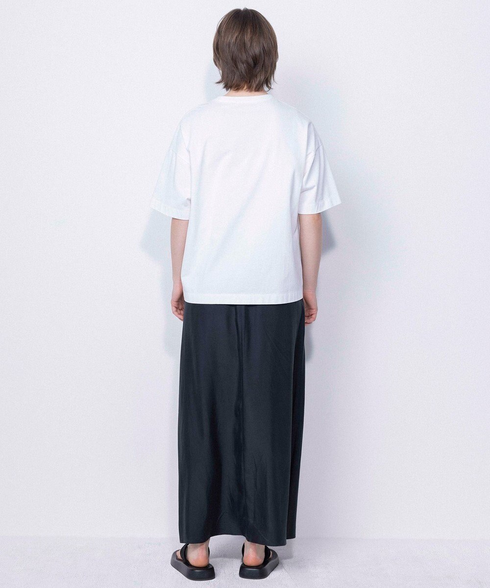 NAVE 【ReNAVE・セットアップ可/洗える/UVケア/接触冷感】フィブリルシャンブレー Aラインスカート 