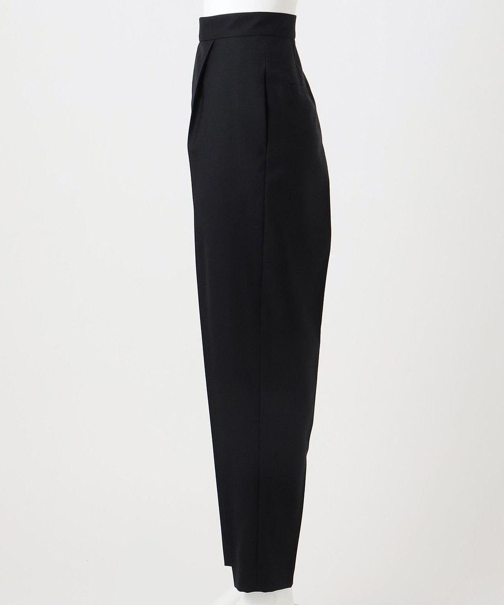 23区 【エステータ】ウールツイル ワイドテーパード パンツ 