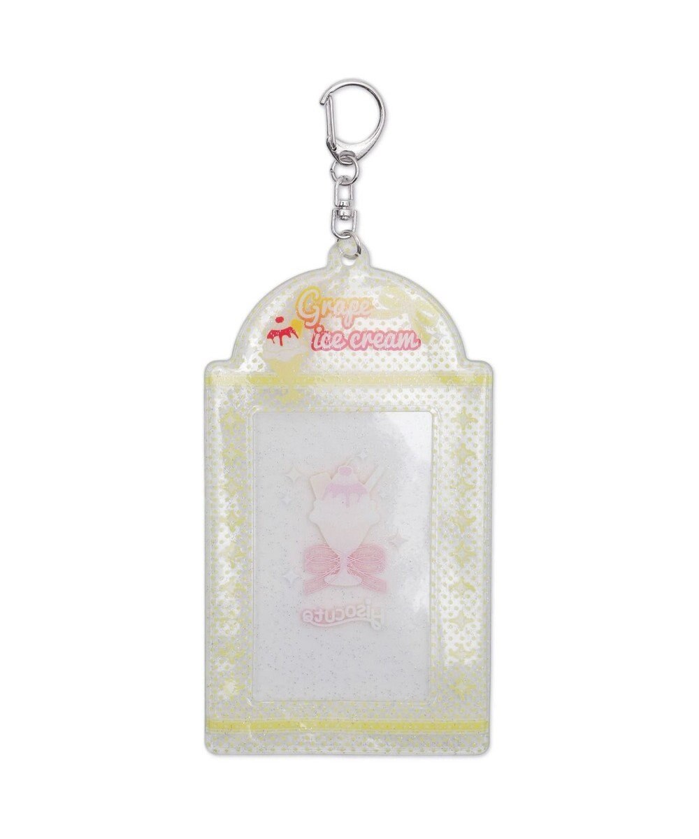 WEGO ラメクリアスイーツカードホルダーキーホルダー 