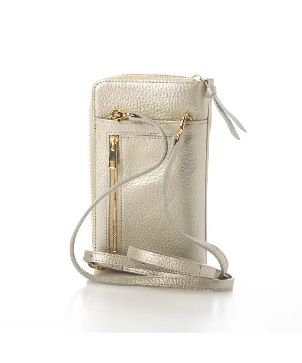 UNBILLION ペルケ perche / 牛革シュリンクタイプモバイルウォレットショルダー　旧8660 