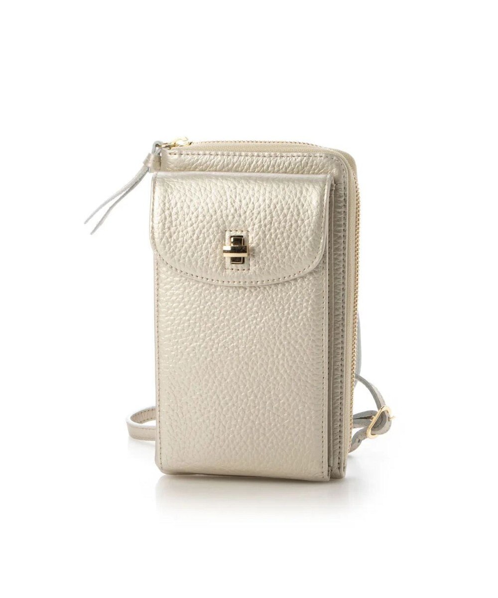 UNBILLION ペルケ perche / 牛革シュリンクタイプモバイルウォレットショルダー　旧8660 