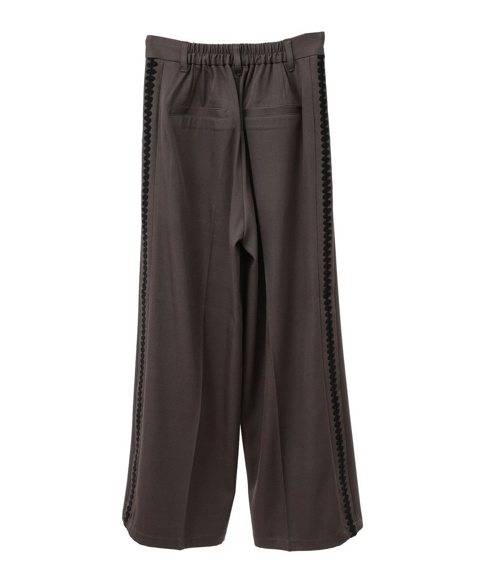 Green Parks ・ＥＬＥＮＣＡＲＥ　ＤＵＥ　サイド刺繍ラインパンツ 