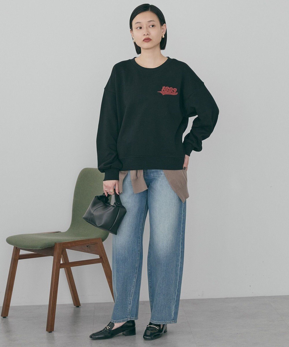 AMERICAN HOLIC ワンポイントサガラ刺繍裏毛プルオーバー 