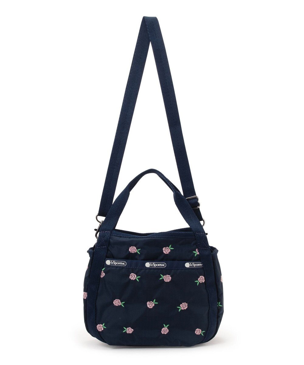 LeSportsac SMALL JENNI/ピンクローズエンブロイダリー 