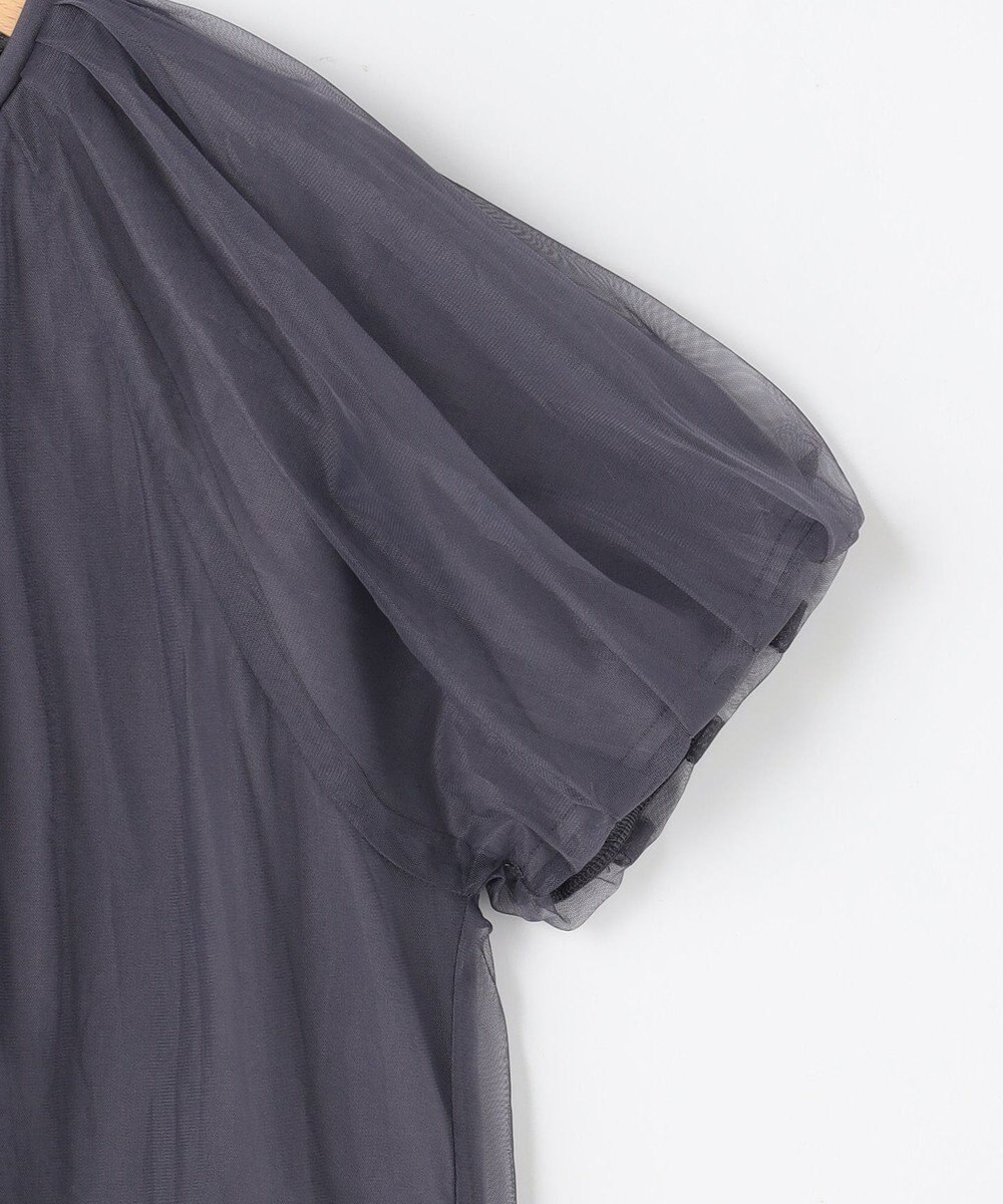 組曲 【先行予約】コットンポンチ チュールレイヤード カットソー 