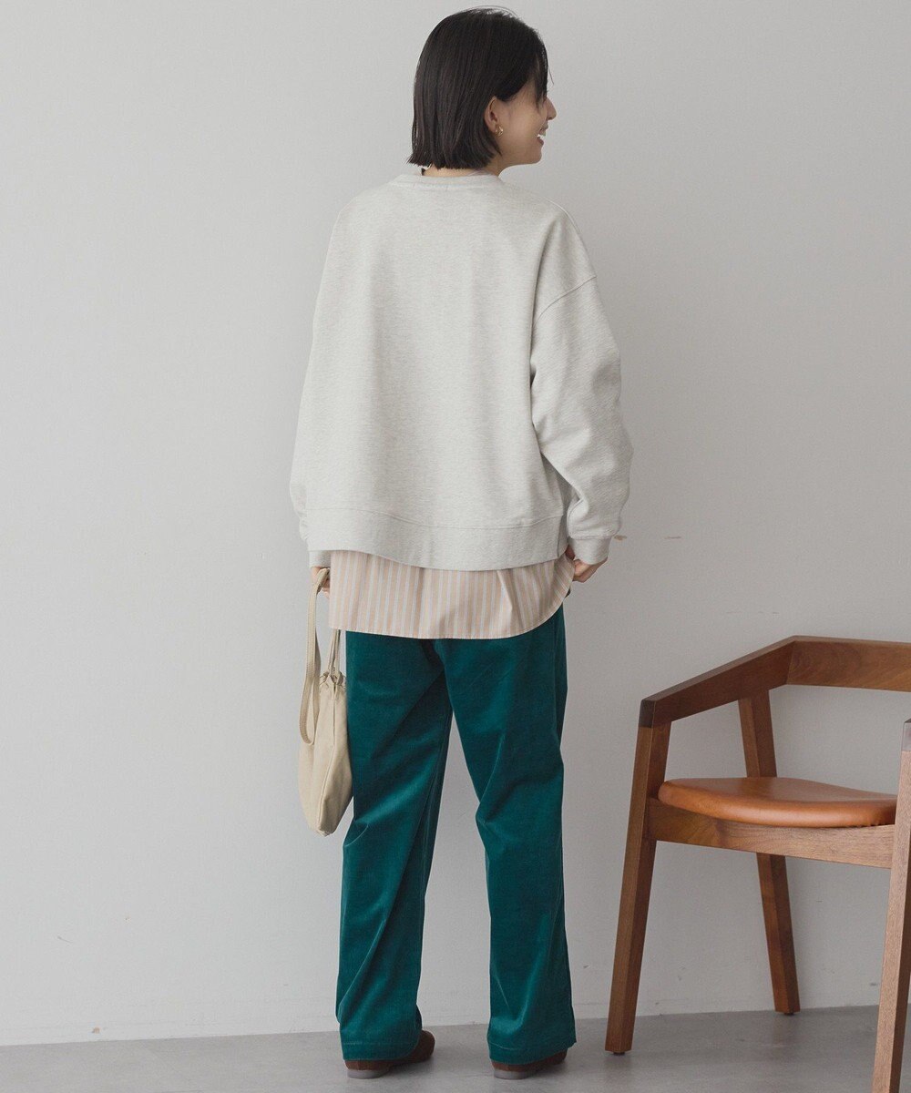 AMERICAN HOLIC 配色ライン裏毛プルオーバー 