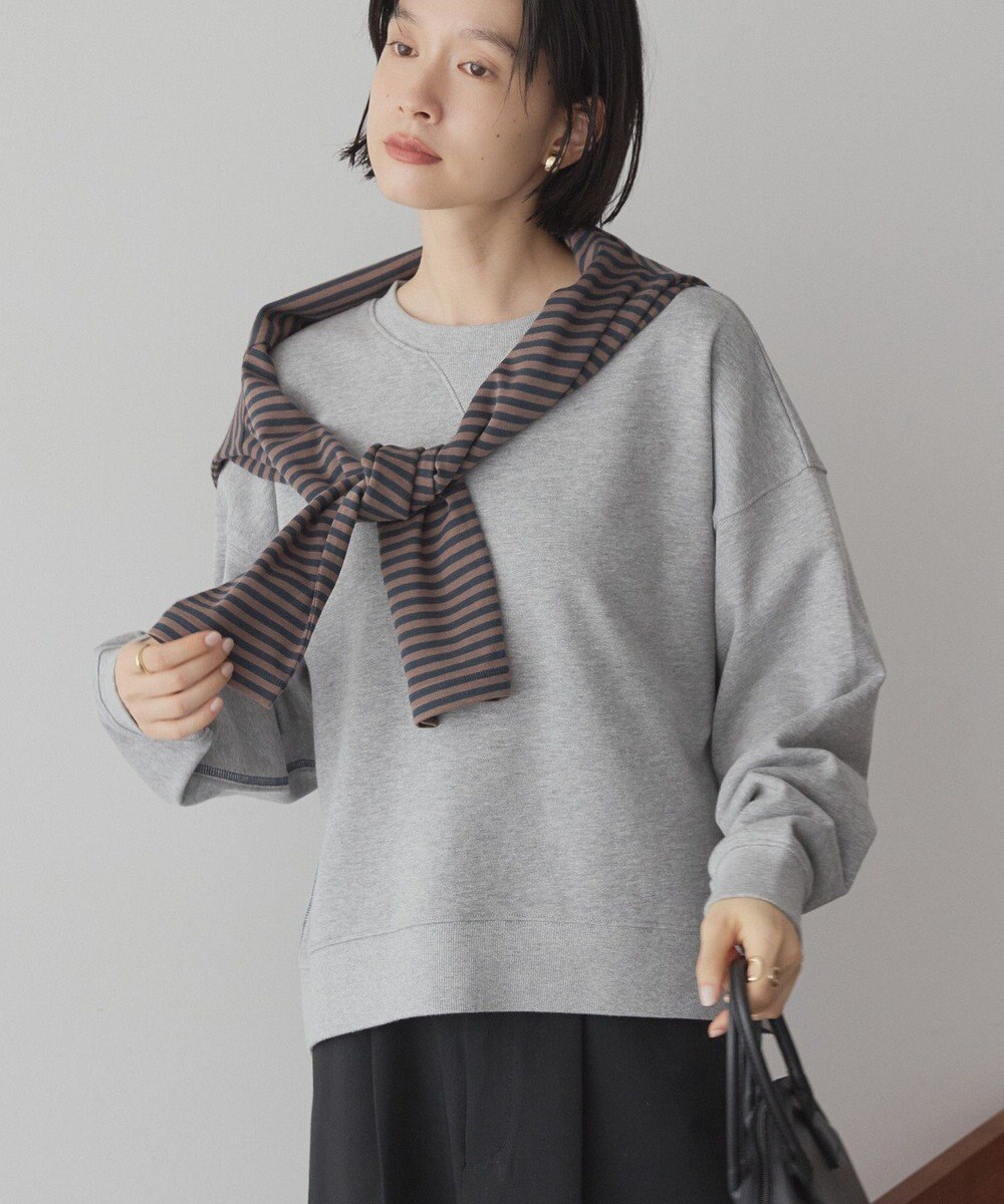 AMERICAN HOLIC 配色ライン裏毛プルオーバー 