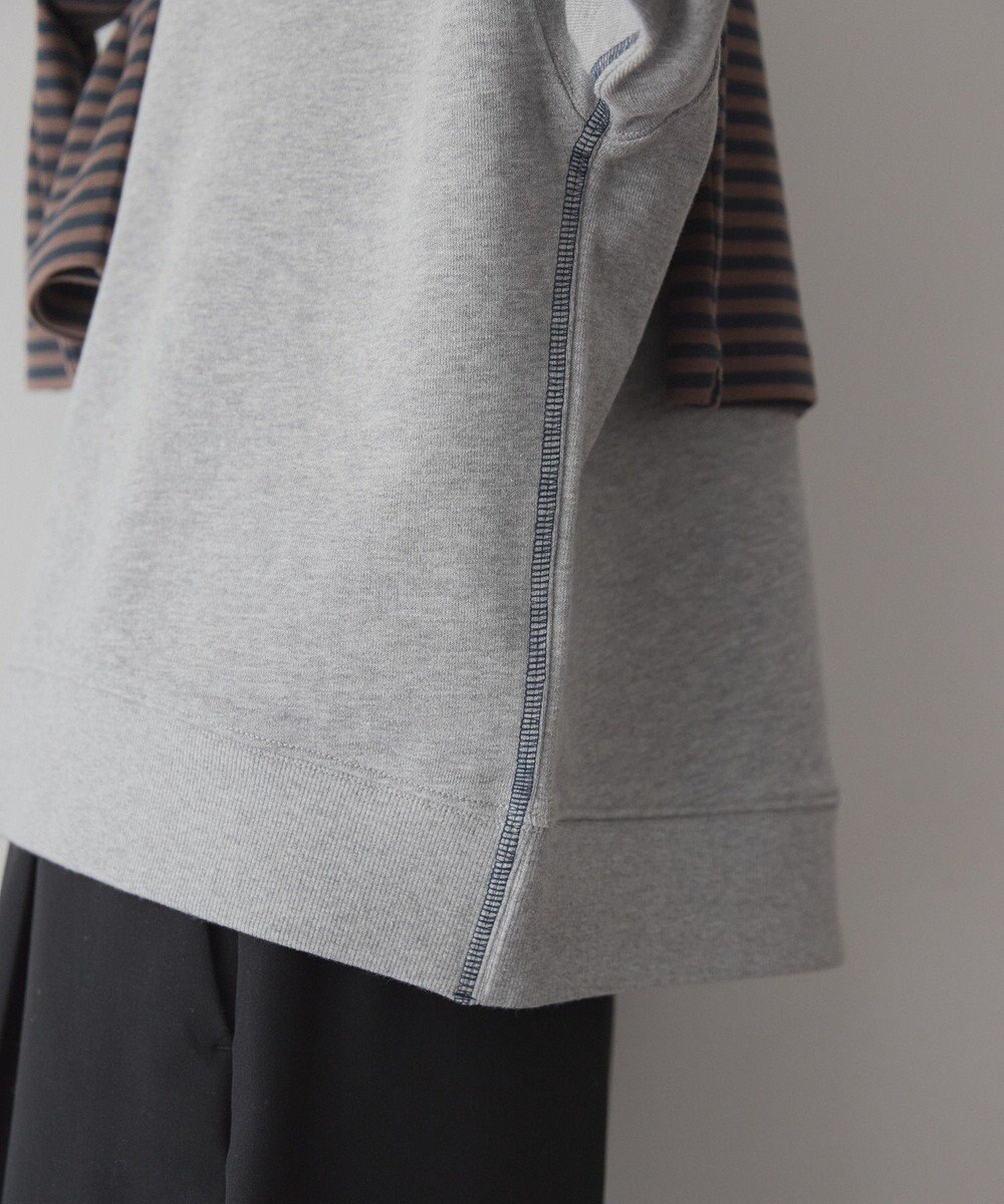 AMERICAN HOLIC 配色ライン裏毛プルオーバー 