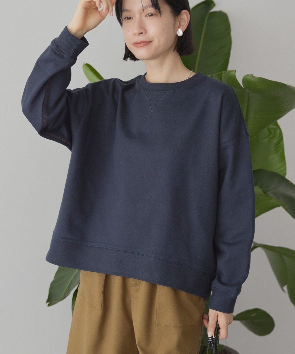 AMERICAN HOLIC 配色ライン裏毛プルオーバー 