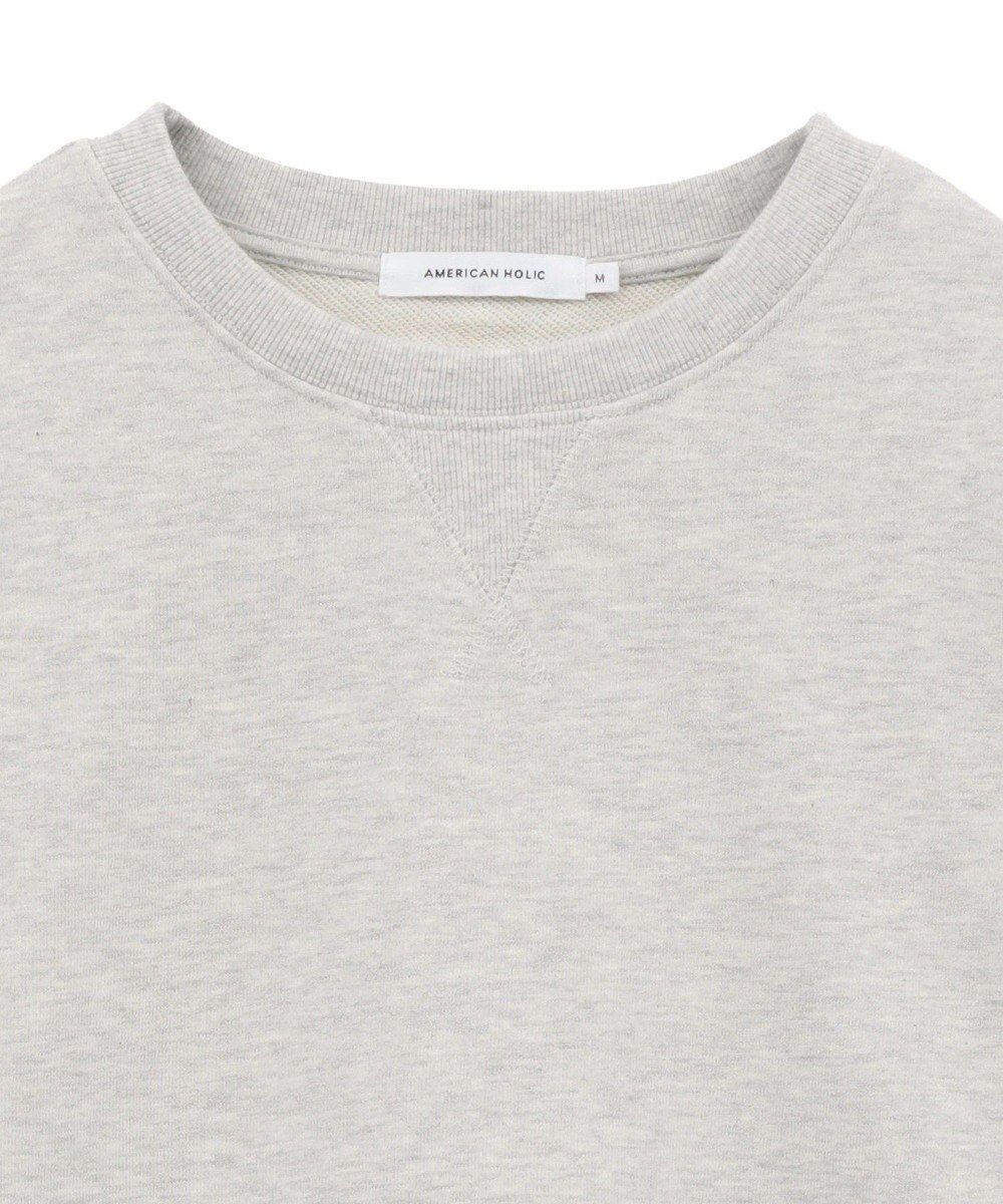 AMERICAN HOLIC 配色ライン裏毛プルオーバー 