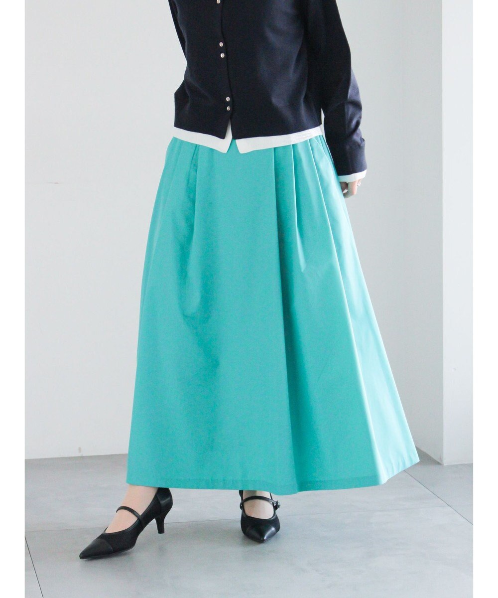 Te chichi タイプライタータックフレアスカート 