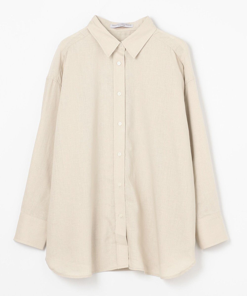 ANY ライトリネンクロスチュニックシャツ 