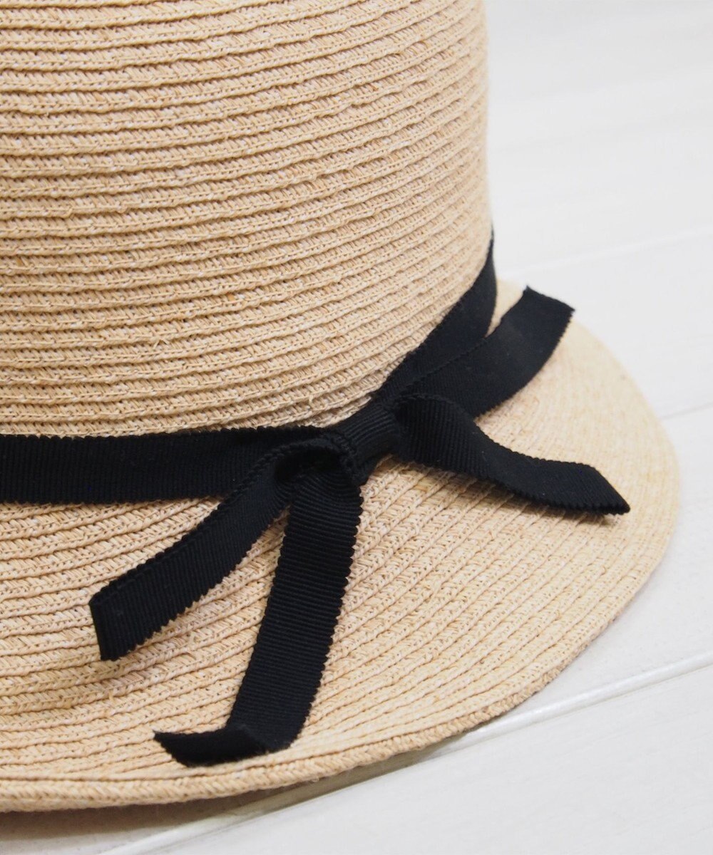 石田製帽 ラフィアブレード ソフトハットブルトン 