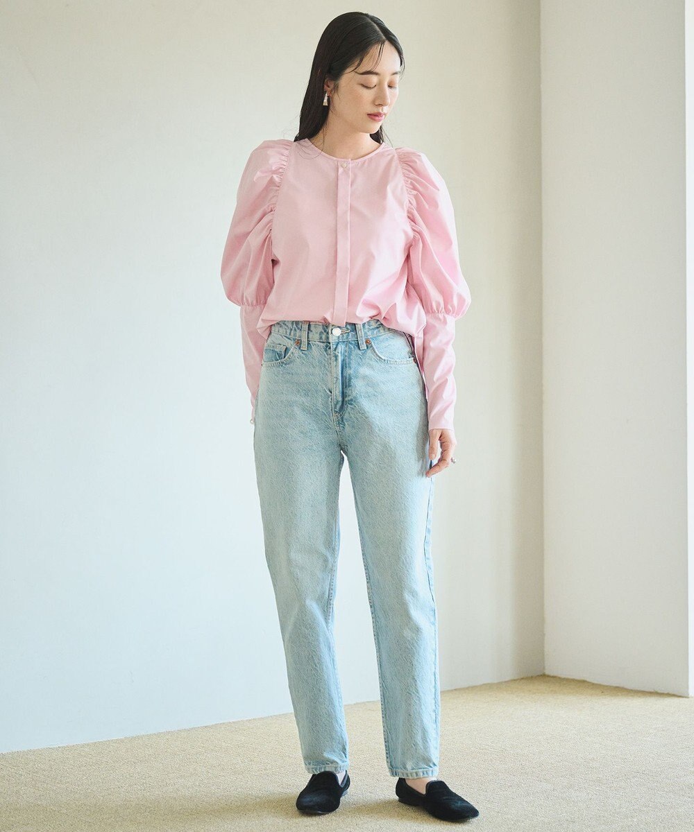 #Newans 【アイロンいらず】ジュリエットスリーブブラウス 