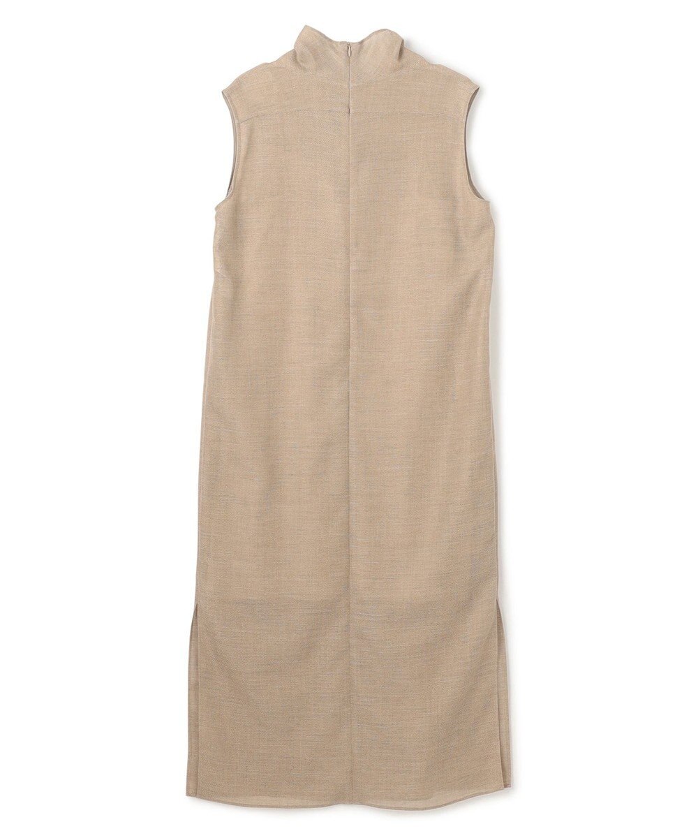 BEIGE， 【洗える・吸水速乾・防シワ・eclat 7・8月号掲載】LIATRIS / オフタートルノースリーブワンピース 