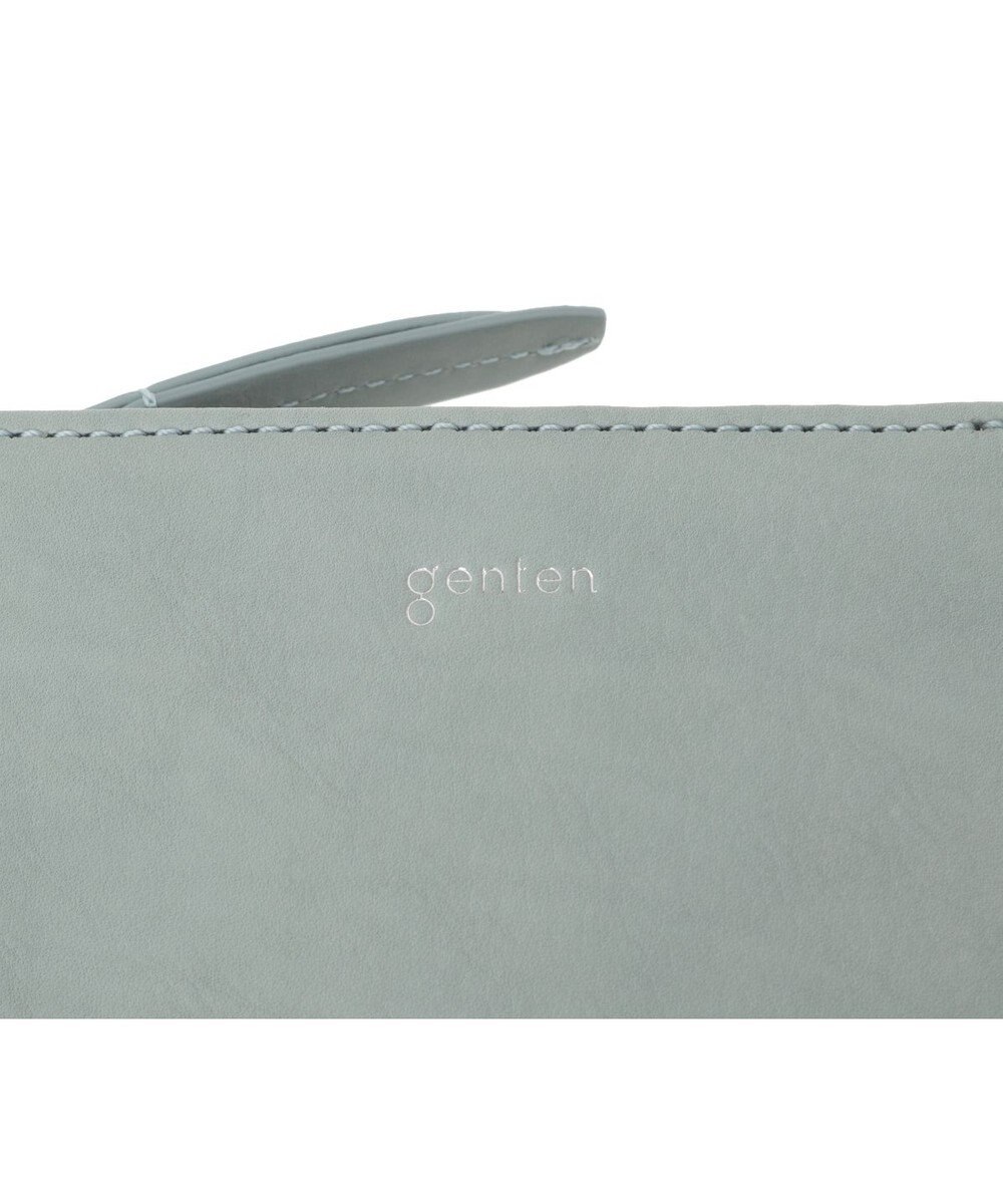 genten ピア Lファスナー二つ折り財布 