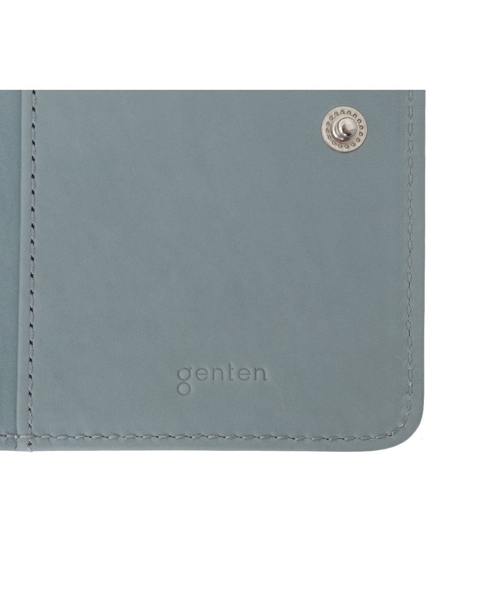 genten ピア Lファスナー二つ折り財布 