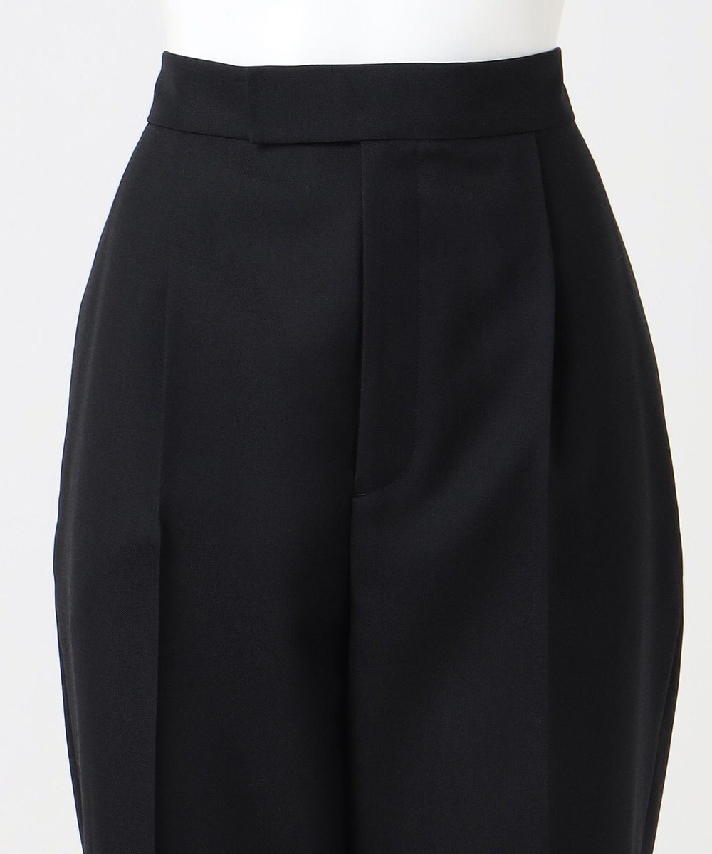 23区 【エステータ】ウールツイル ワイドテーパード パンツ 
