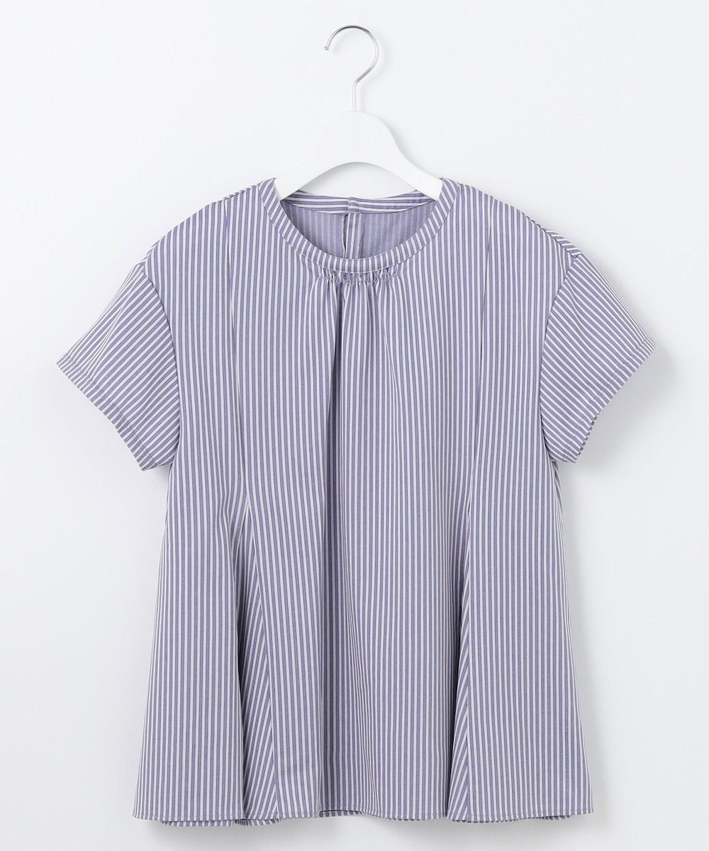 J.PRESS LADIES S 【WEB限定・洗える】ストライプジャージー フレア カットソー 