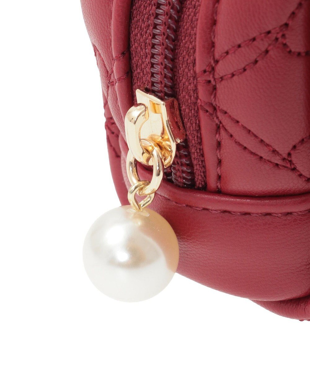 Maison de FLEUR リボンキルティングロングポーチ 