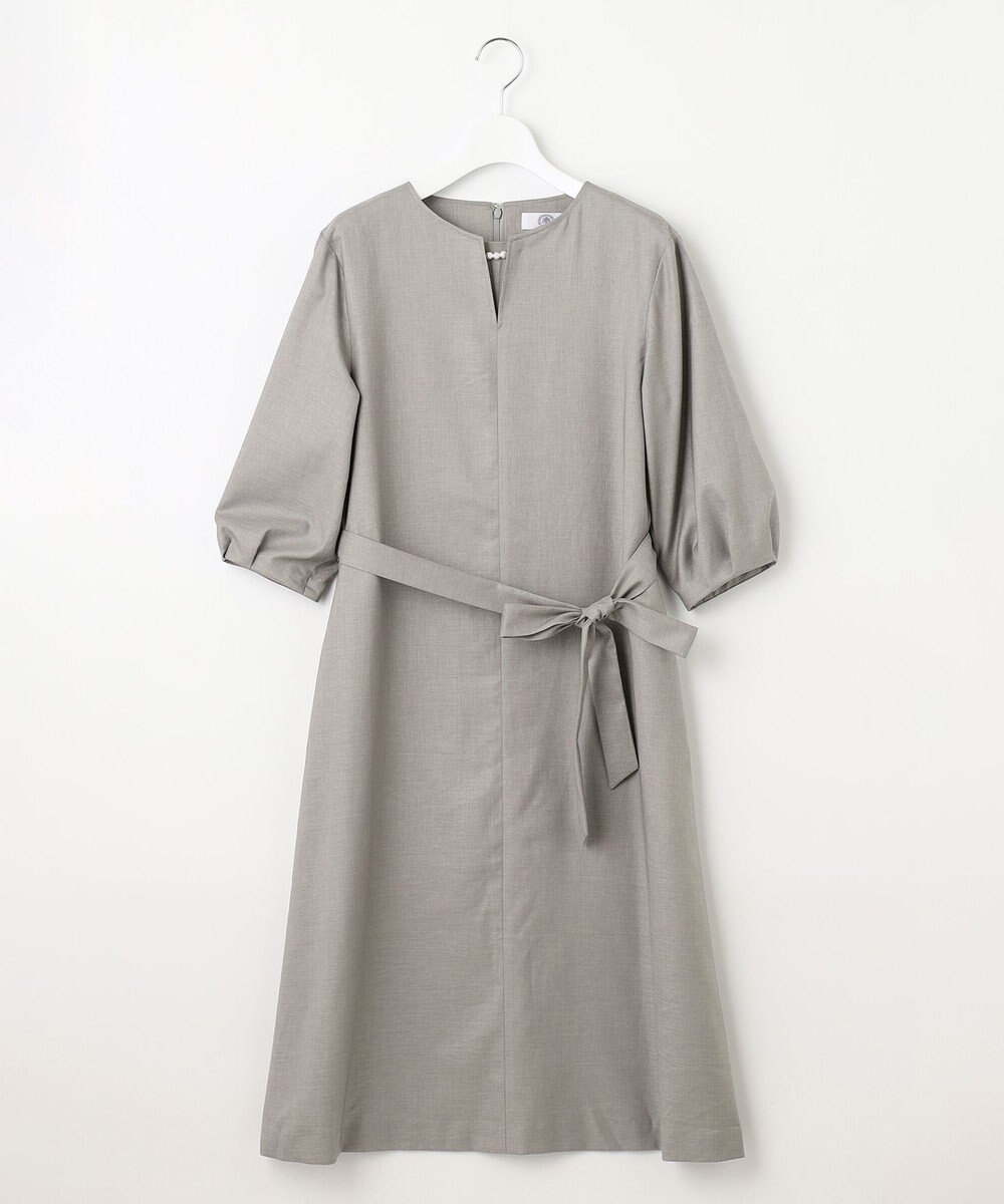 J.PRESS LADIES 【セットアップ対応・洗える・UVケア・速乾】 OXIJEWELストレッチ ワンピース 