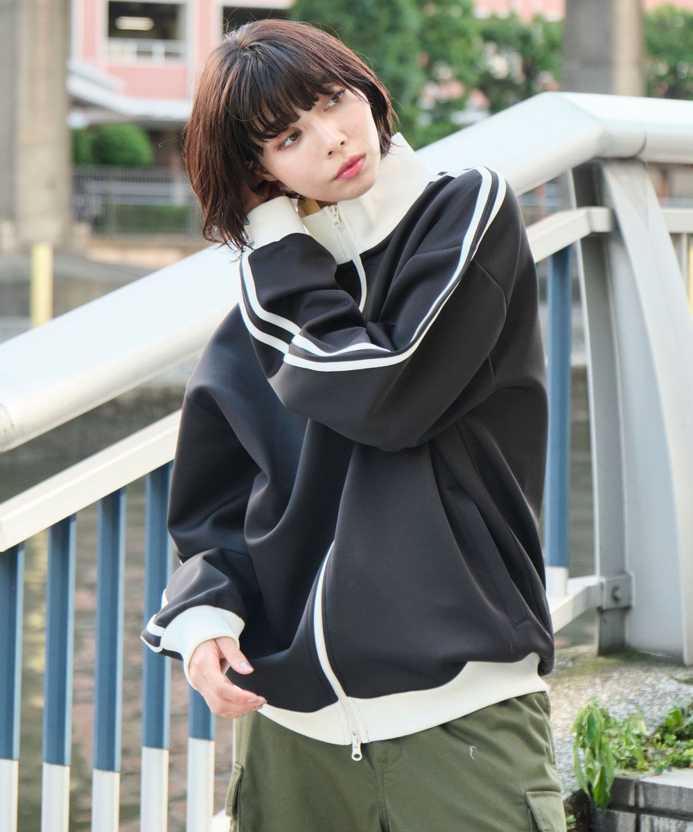 WEGO 【ユニセックス着用ITEM】ライントラックジャケット 