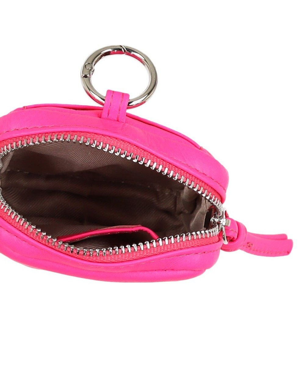 UNBILLION ペルケ perche / 蛍光レザーストラップ付き・チャームポーチショルダー 