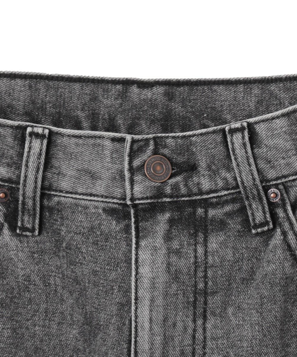 WEGO 【新色追加/美脚/XSSMLサイズ展開】ストレートデニムパンツ 